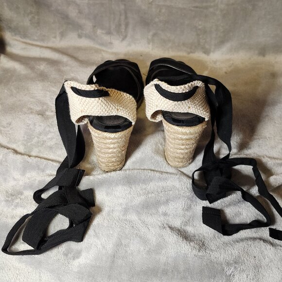 Mila Coach Espadrilles sz 8 wedge sandals - Picture 6 of 15